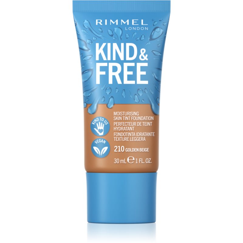 Rimmel Kind > Free ελαφρύ ενυδατικό μεικ απ απόχρωση 210 Golden Beige 30 ml