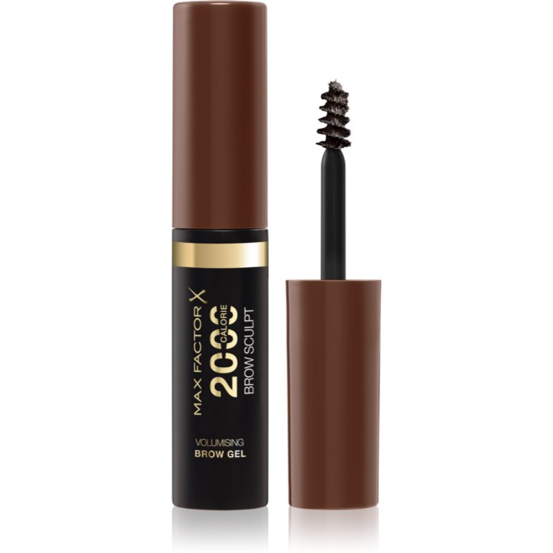 Max Factor 2000 Calorie Brow Sculpt τζελ για τα φρύδια απόχρωση 004 Black Brown 4,5 ml