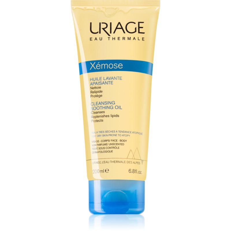 Uriage Xémose Cleansing Soothing Oil καταπραϋντικό καθαριστικό λάδι για ευαίσθητη και ξηρή επιδερμίδα 200 ml