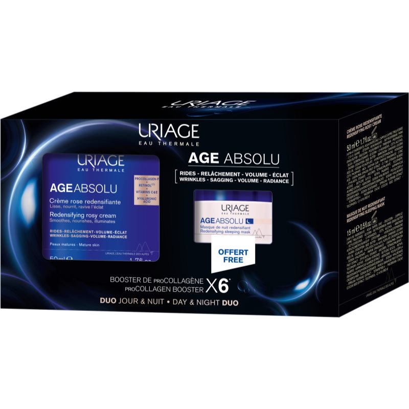 Uriage Age Absolu Day > Night Duo σετ δώρου ενάντια στη γήρανση της επιδερμίδας