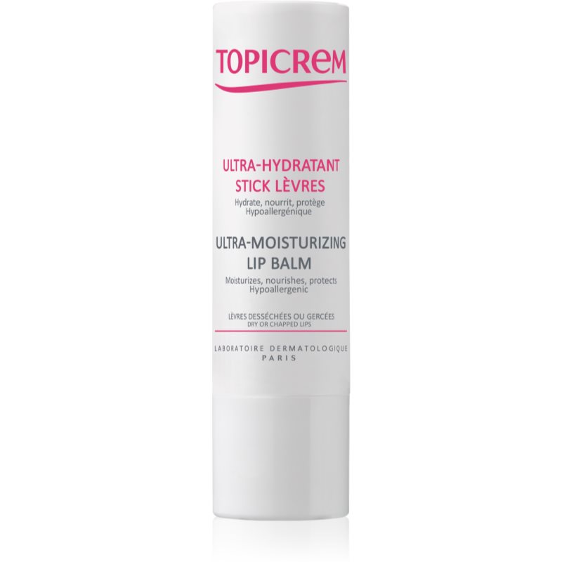 Topicrem UH FACE Ultra-Moisturizing Lip Balm ενυδατικό βάλσαμο για τα χείλη για ξηρά χείλη 4 γρ