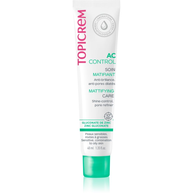 Topicrem AC Mattifying Care ελαφριά ματ κρέμα προσώπου 40 ml