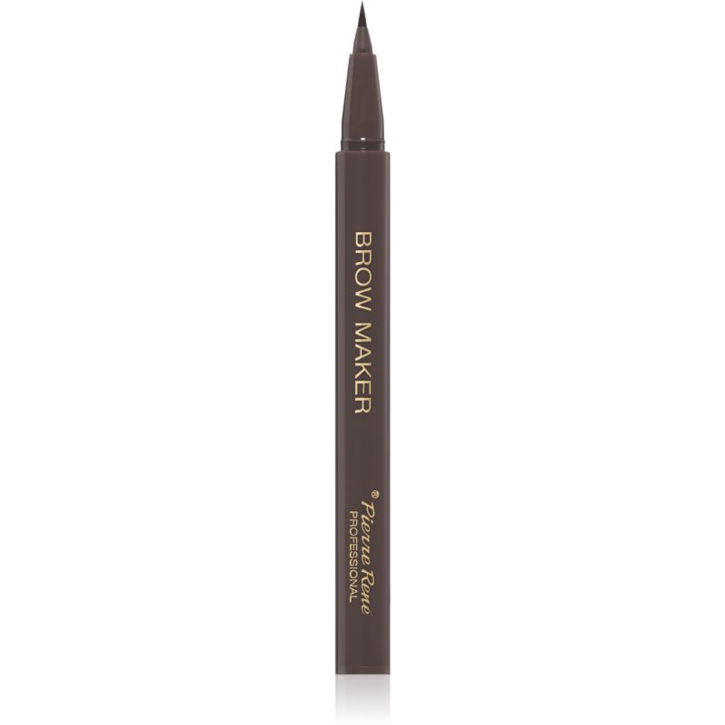 Pierre René Professional Brow Maker ακριβής μολύβι για τα φρύδια απόχρωση Dark Brown 0,74 γρ