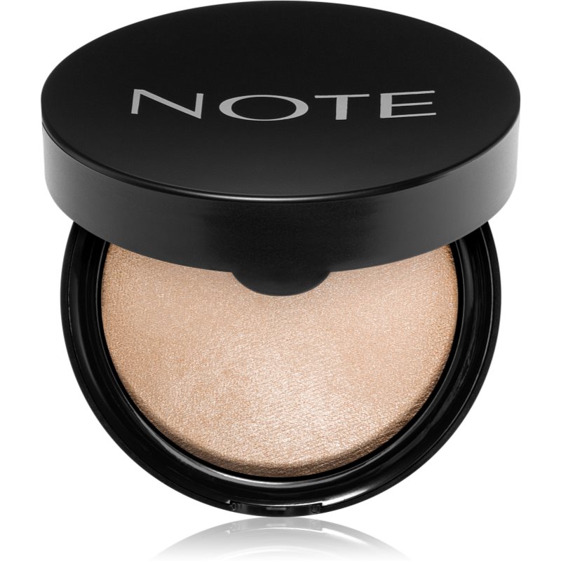 Note Cosmetique Baked Highlighter ψημένο λευκαντικό απόχρωση 01 Moonlight 10 γρ