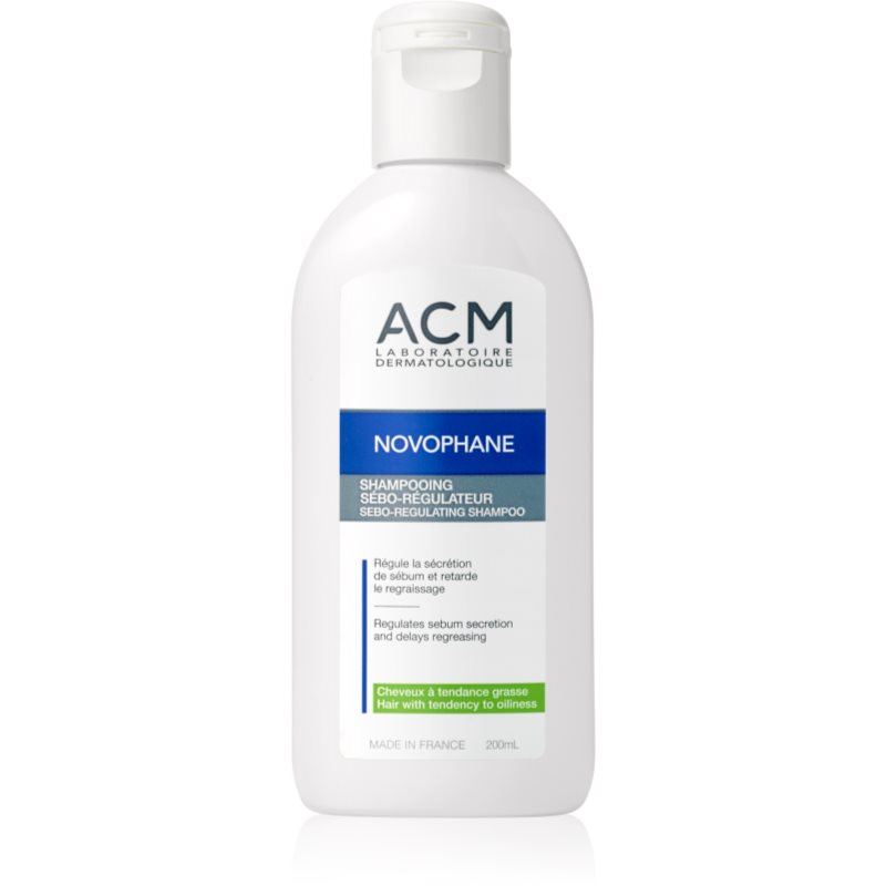 ACM Novophane σαμπουάν για λιπαρά μαλλιά και το δέρμα της κεφαλής 200 ml