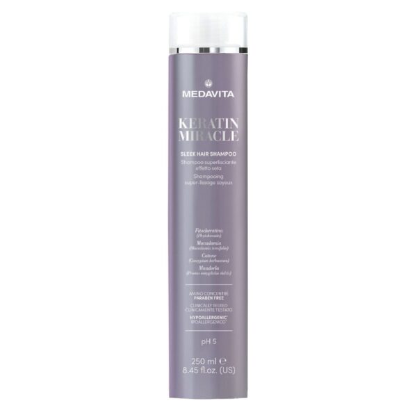 Medavita Keratin Miracle - Sleek Hair Shampoo (250ml)