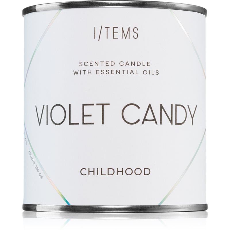 I/TEMS Special Edition Violet Candy αρωματικό κερί 200 γρ
