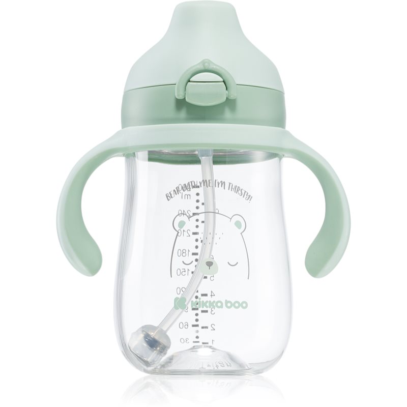 Kikkaboo Bear with Me κύπελλο με καλαμάκι 6 m+ Mint 300 ml