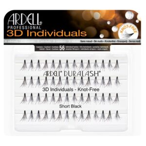 Ardell Professional 3D Individuals Knot-Free Duralash - Short Black (56pcs)