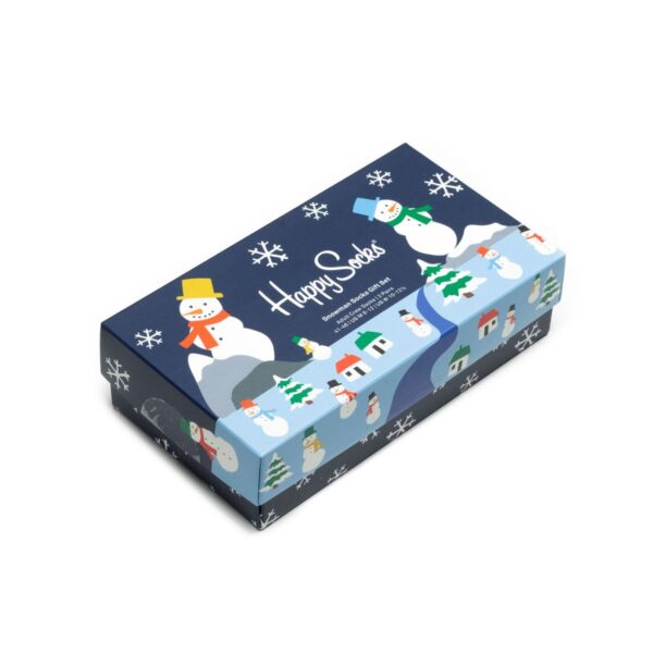 Happy Socks 3-Pack Snowman Socks Gift Set (Size: 41-46)