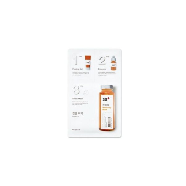 Missha 3S+ 3-Step Whitening Mask (25g)