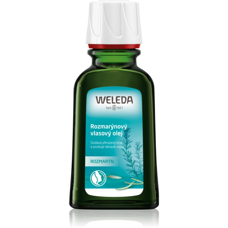 Weleda Rosemary λάδι για τα μαλλιά για την ενίσχυση μαλλιών 50 ml