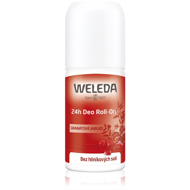 Weleda Pomegranate αποσμητικό ρολλ-ον χωρίς άλατα αλουμινίου 24 ώρες 50 ml