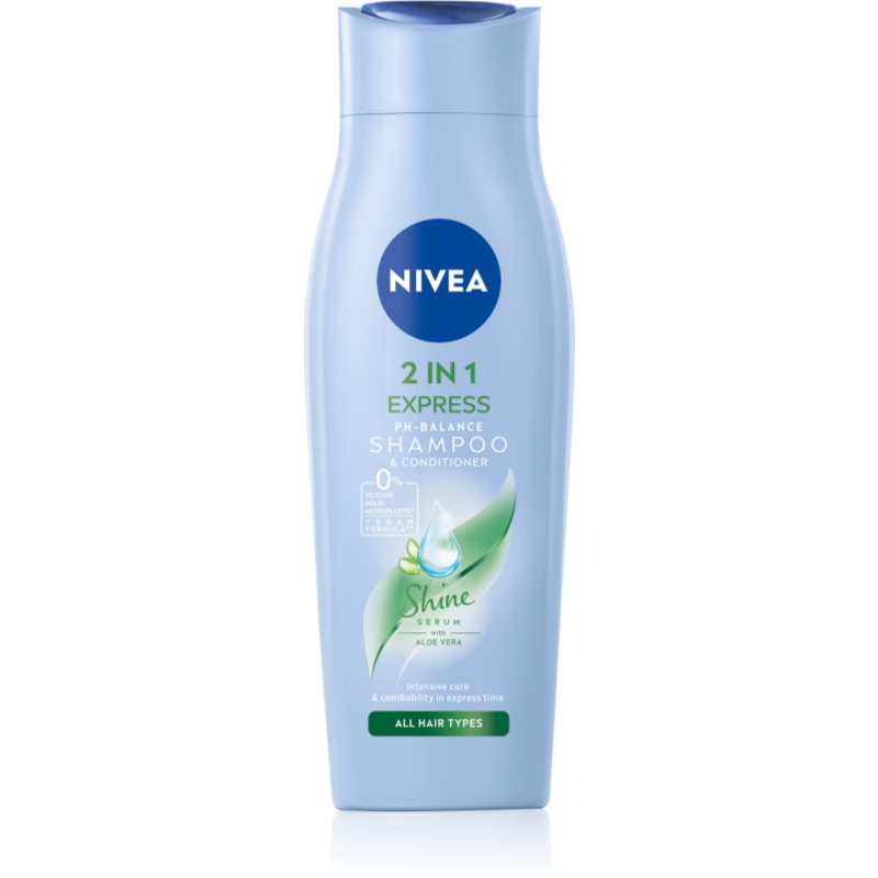 Nivea 2in1 Care Express Protect > Moisture σαμπουάν και κοντίσιονερ 2 σε 1 250 ml