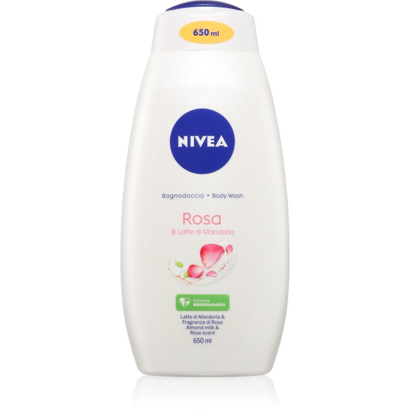 NIVEA Rose > Almond Oil ενυδατικό τζελ ντους 650 ml
