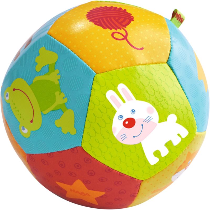 Haba Baby Ball υφασμάτινη μπάλα Animal 6 m+ 1 τμχ