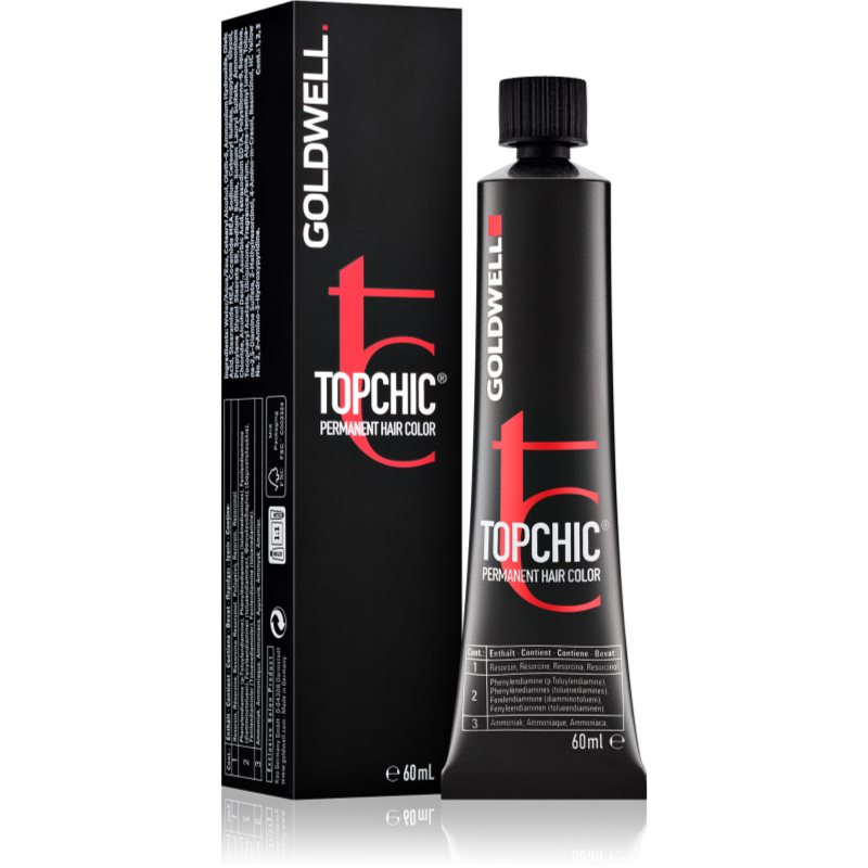Goldwell Topchic Permanent Hair Color βαφή μαλλιών απόχρωση 6 N 60 μλ
