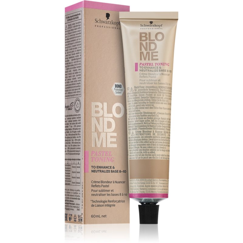 Schwarzkopf Professional Blondme Toning βαφή για τα μαλλιά με χρώμα Clear 60 ml