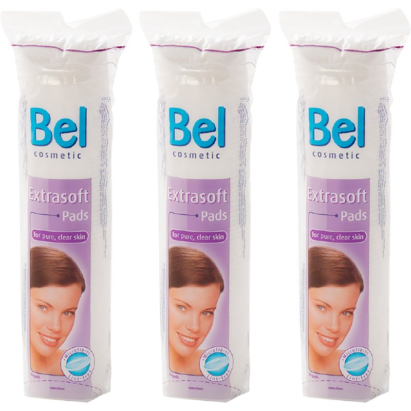 Bel Extra Soft δίσκοι για ντεμακιγιάζ επωφελής συσκευασία 3x70 τμχ