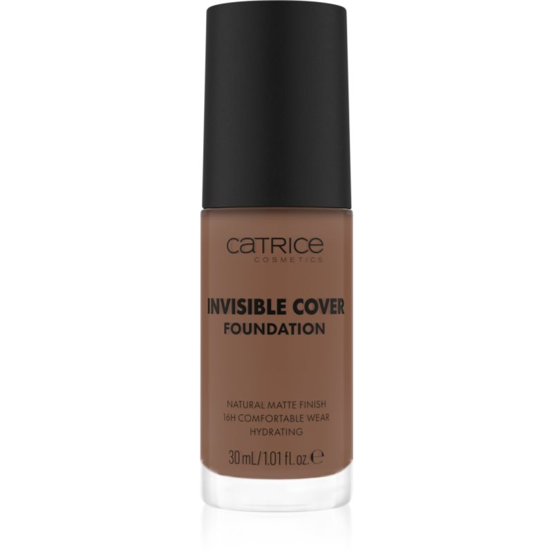 Catrice Invisible Cover Foundation υγρό καλυπτικό μεικ απ με ματ αποτελέσματα απόχρωση 057C 30 ml