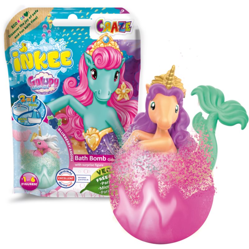 Craze Bath Bomb Galupy Mermaid αφρώδης μπάλα τια το μπάνιο 1 τμχ
