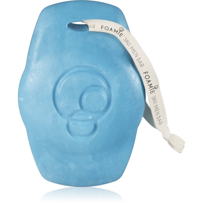 Foamie Seas The Day 3in1 Shower Body Bar For Men απορρυπαντικό χωρίς σαπούνι για άντρες 90 γρ