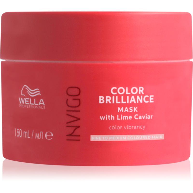 Wella Professionals Invigo Color Brilliance ενυδατική μάσκα για λεπτά μαλλιά 150 ml