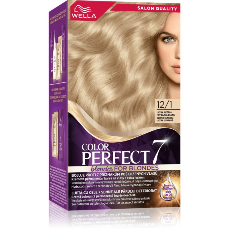 Wella Color Perfect βαφή μαλλιών απόχρωση 12/1 Ultra Light Ash Blonde 1 τμχ