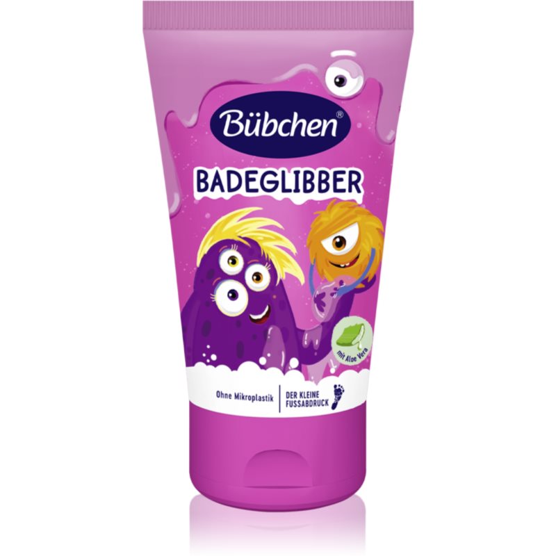 Bübchen Kids Bath Slime Pink χρωματιστό slime για το μπάνιο 3 y+ 130 ml