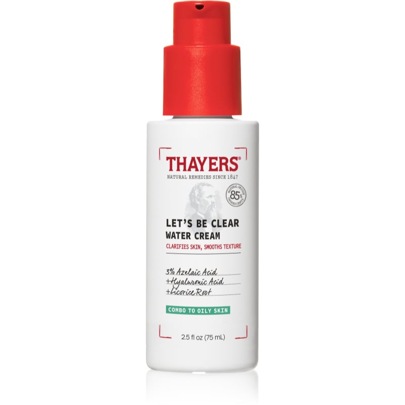 Thayers Let’s Be Clear Water Cream ενυδατική κρέμα για πρόσωπο 75 ml