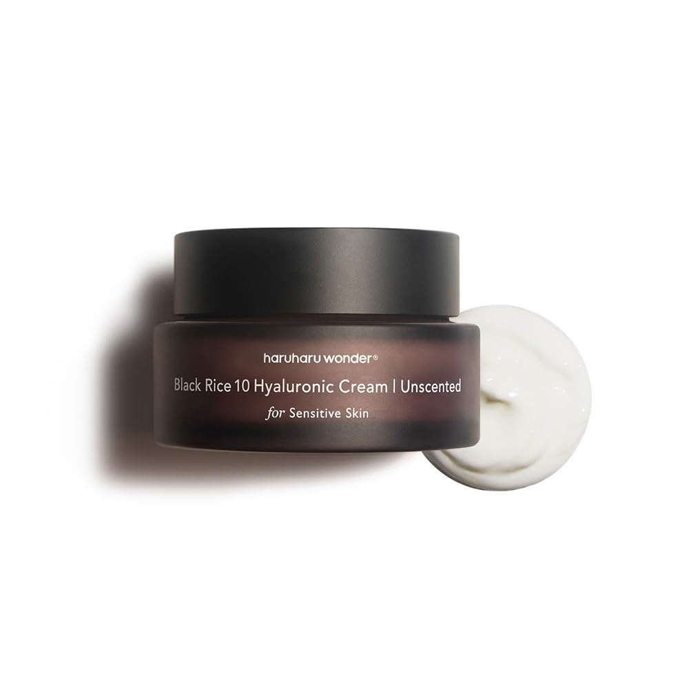 Haruharu Wonder Black Rice 10 Hyaluronic Cream Unscented for Sensitive Skin 50ml