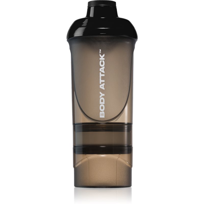 Body Attack ShakeOne αθλητικό σέικερ χρώμα Black 600 ml