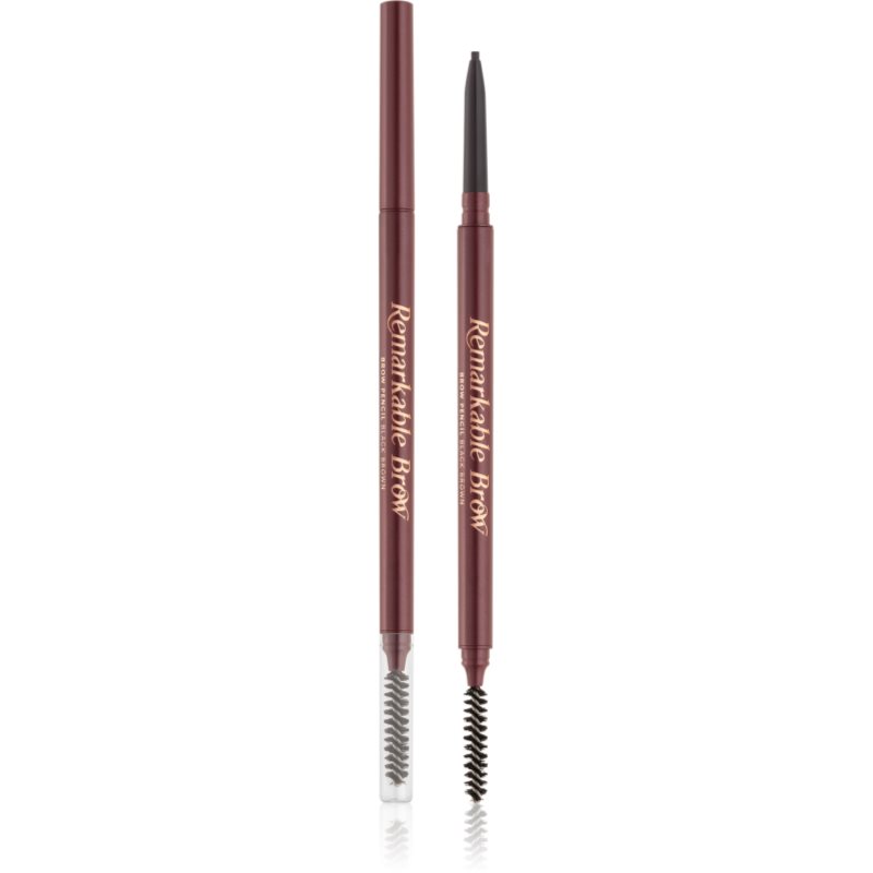 ZOEVA Remarkable Brow αυτόματο μολύβι για τα φρύδια απόχρωση Black Brown 0,09 γρ