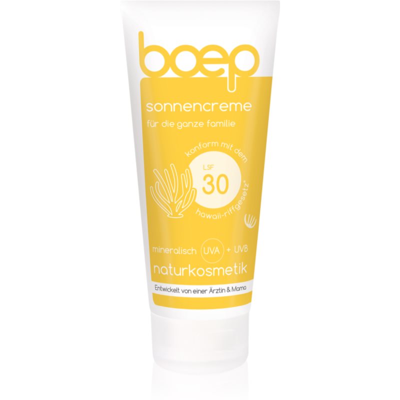 Boep Natural Sun Cream Sensitive αντηλιακή κρέμα SPF 30 200 ml