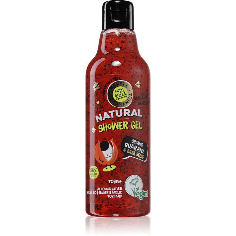 Planeta Organica Organic Guarana > Basil Seeds τονωτικό τζελ για ντους 250 μλ