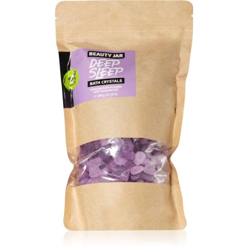 Beauty Jar Deep Sleep καταπραϋντικό αλάτι για το μπάνιο με λεβάντα 600 γρ
