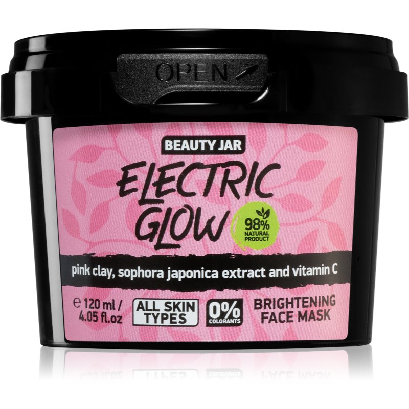 Beauty Jar Electric Glow λαμπρυντική μάσκα προσώπου 120 μλ