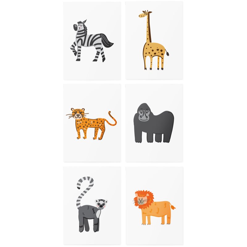 TATTonMe AR Set African Animals τατουάζ για παιδιά 3 y+ 6 τμχ