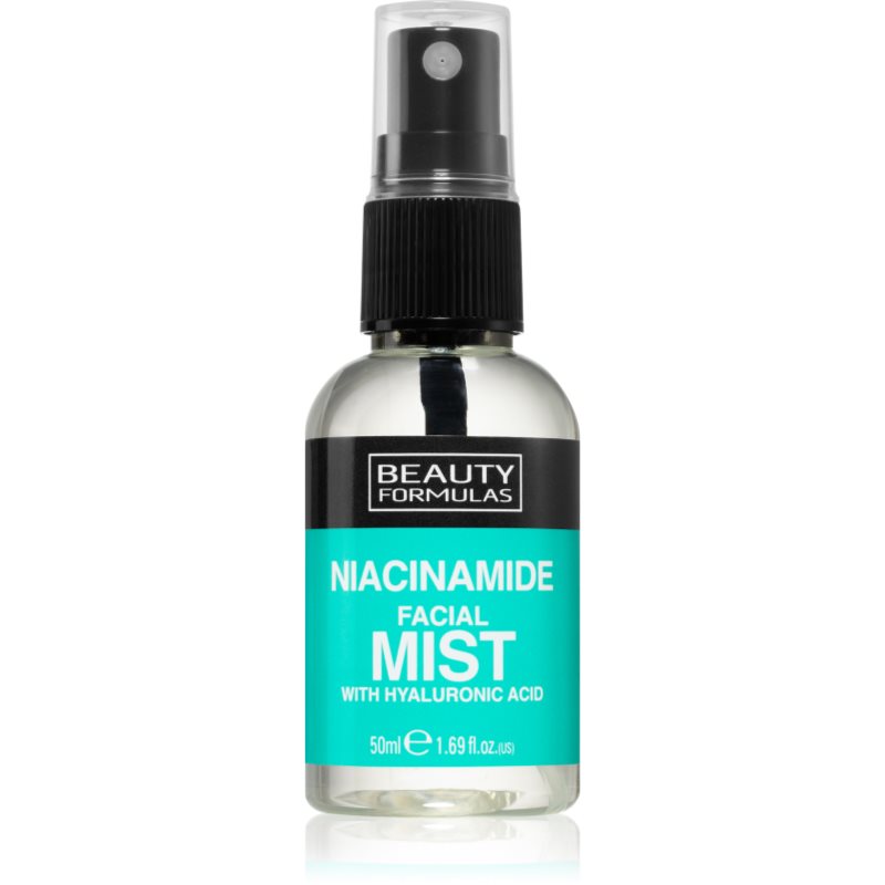 Beauty Formulas Niacinamide ομίχλη προσώπου με θρεπτικό αποτέλεσμα 50 ml