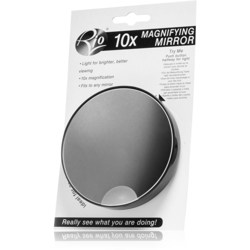 RIO 10x Magnifying Mirror μεγεθυντικό καθρεπτάκι με βεντούζες 1 τμχ