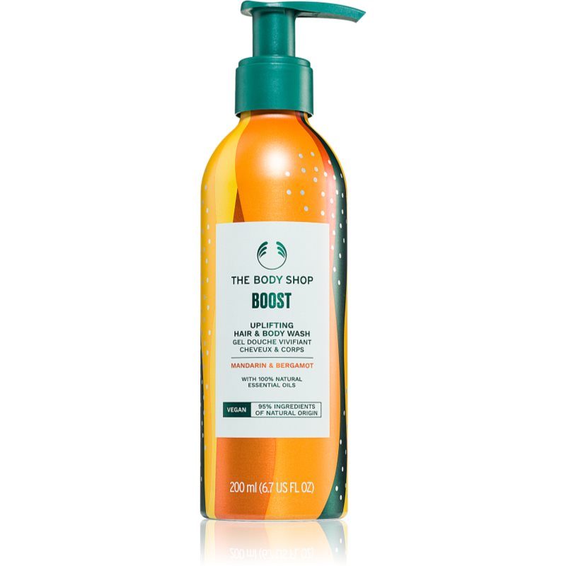 The Body Shop Mandarin > Bergamot σαμπουάν για μαλλιά και σώμα Mandarin > Bergamot 200 ml