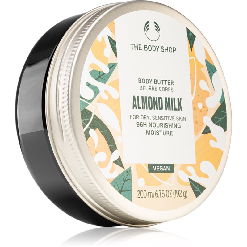 The Body Shop Almond Milk Body Butter θρεπτικό βούτυρο σώματος για ξηρό και ευαίαισθητο δέρμα 200 ml