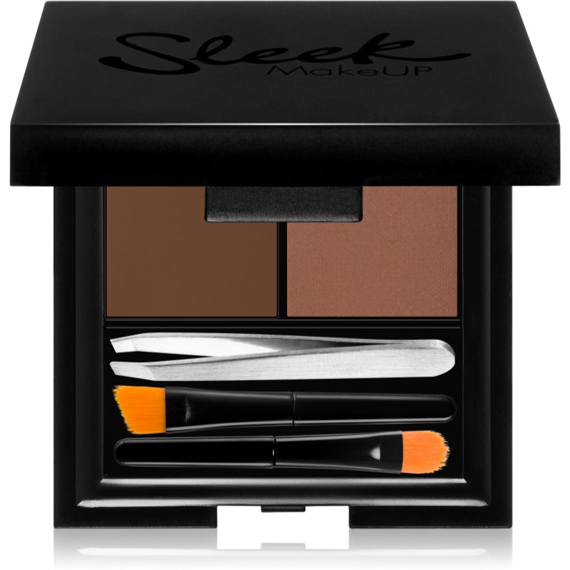 Sleek Brow Kit σετ περιποίησης φρυδιών Dark 3,8 γρ
