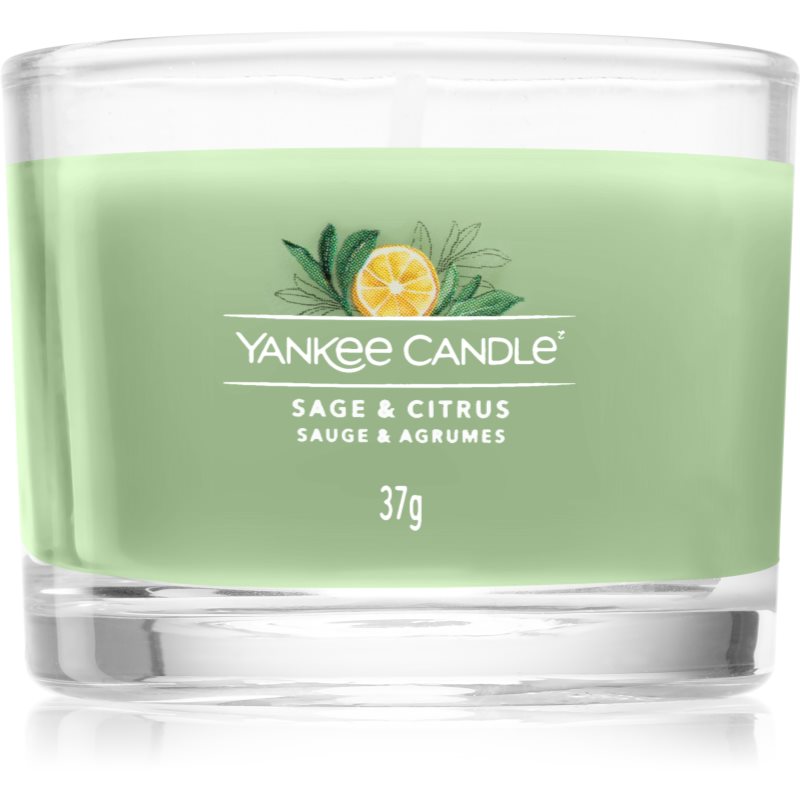 Yankee Candle Sage > Citrus αναθηματικό κερί Signature 37 γρ