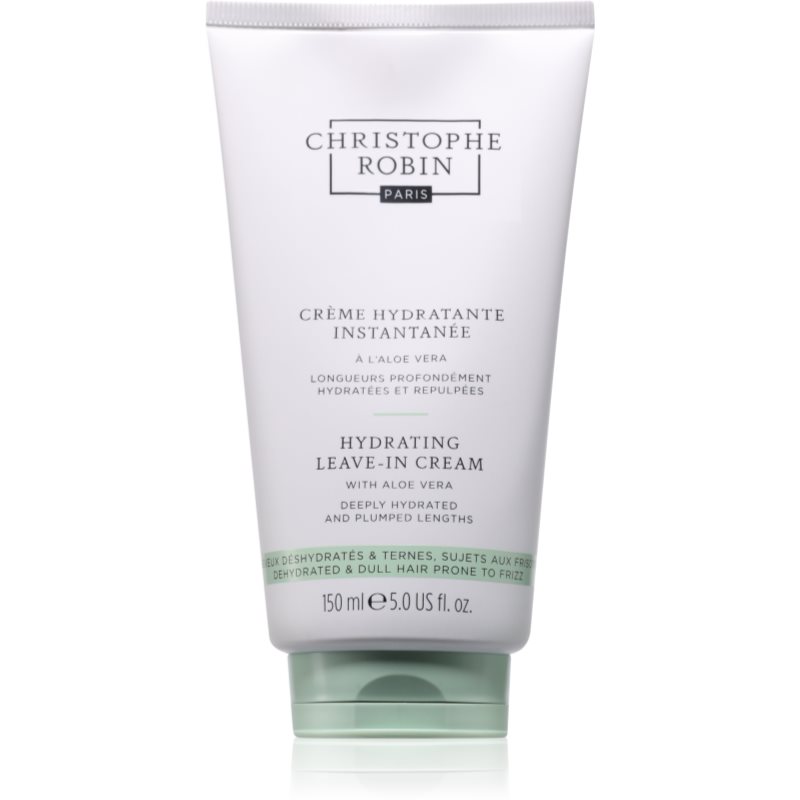 Christophe Robin Hydrating Leave in cream κρέμα μαλλιών λάμψη για ξηρά και εύθρασατα μαλλιά 150 ml