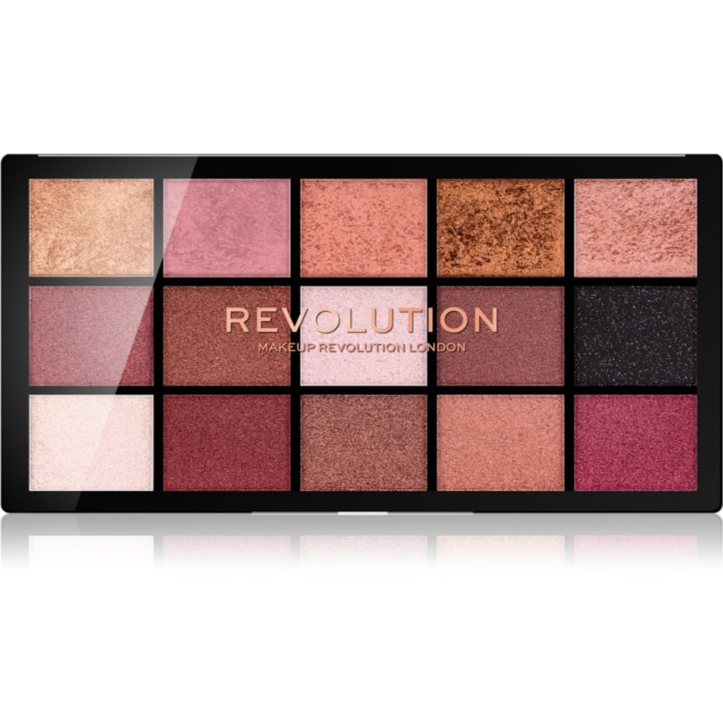 Makeup Revolution Reloaded παλέτα με σκιές ματιών απόχρωση Affection 15x1,1 γρ