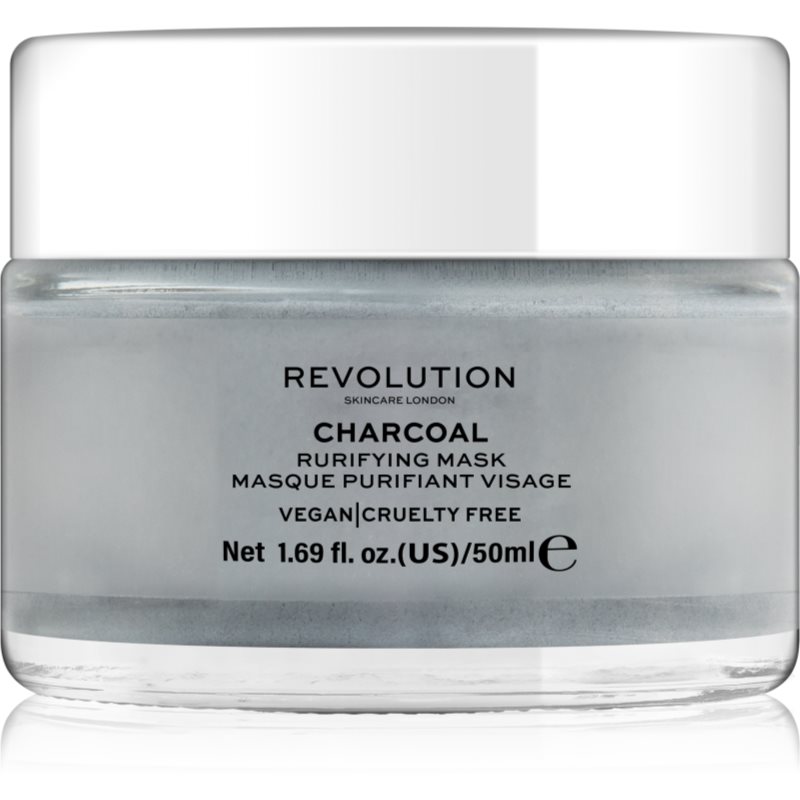 Revolution Skincare Purifying Charcoal καθαριστική μάσκα προσώπου 50 ml