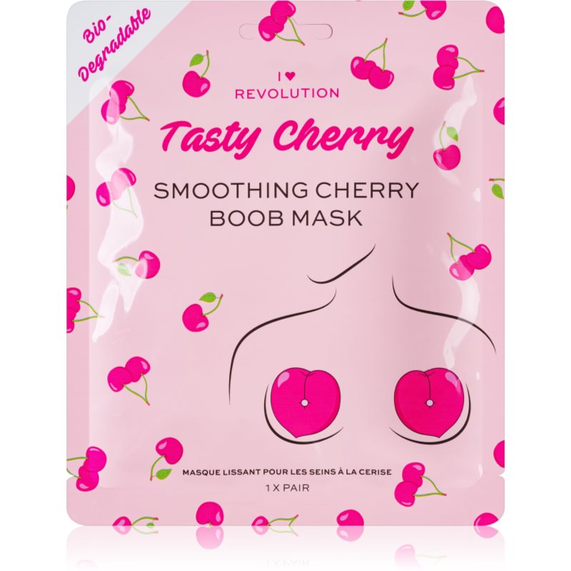 I Heart Revolution Tasty Cherry εντατική μάσκα υδρογέλης για την ενίσχυση του ντεκολτέ 2 τμχ
