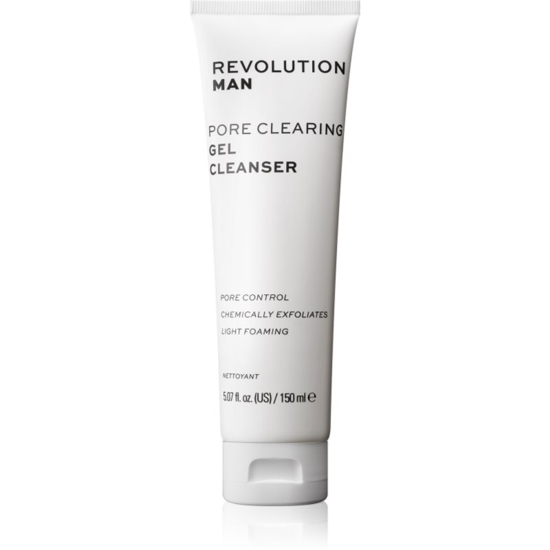 Revolution Man Pore Clearing τζελ καθαρισμού για ενυδάτωση επιδερμίδας και ελαχιστοποίση των πόρων 150 ml