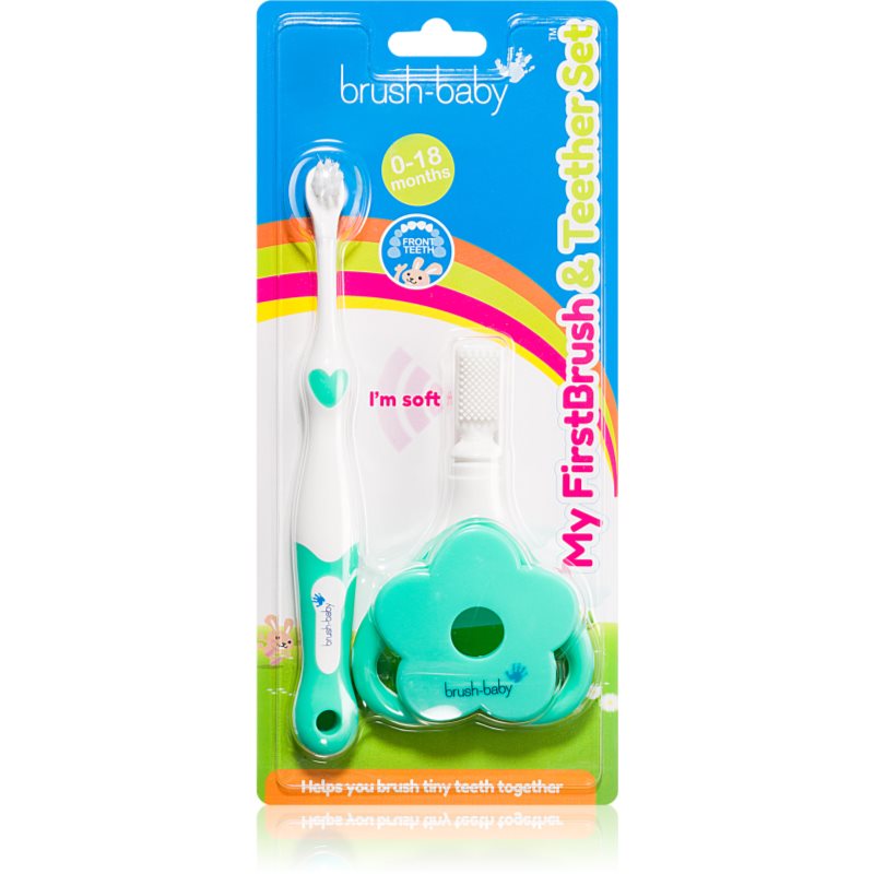 Brush Baby Applemint οδοντόβουρτσα για παιδιά 3 τμχ